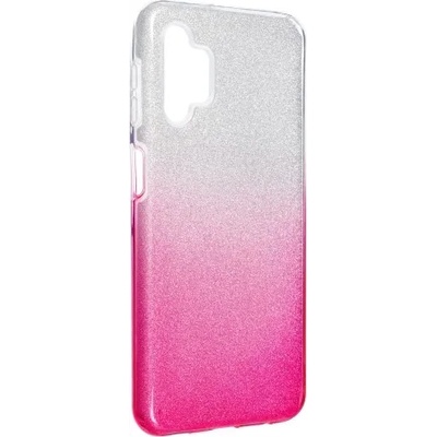 Samsung Силиконов калъф кейс Forcell Shining за Samsung Galaxy A53 5G, Clear/Pink