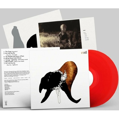 Coil - Black Antlers Clear Red Vinyl 2 LP