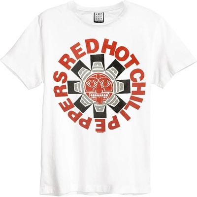 Red Hot Chili Peppers tričko Aztec biele