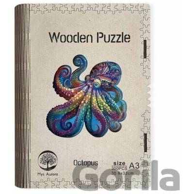 EPEE Drevené puzzle Chobotnice A3