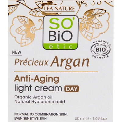 Léa Nature So Bio étic Argan lehký denní krém 50 ml