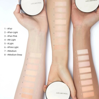 Jung Saem Mool Essential Skin Nuder Cushion make-up v polštářku fair pink 14 g
