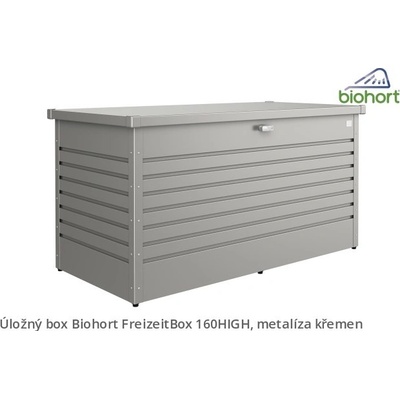 Biohort FreizeitBox 160HIGH šedý křemen metalíza