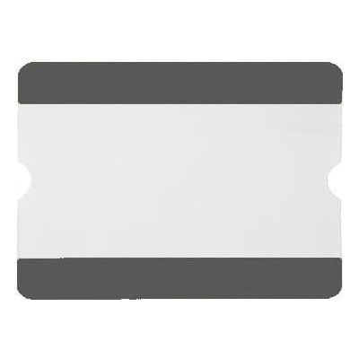 Samolepicí vyznačovací kapsy WT-5118, A4 otevřená – PVC, tmavě šedá, 302×290 mm, balení 10 ks