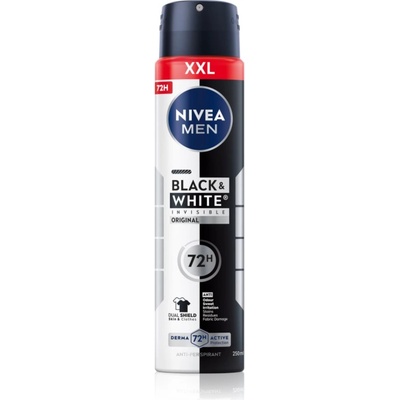 Nivea MEN Invisible Black & White антиперспирант-спрей за мъже 250ml