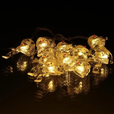 Retlux Osvětlení GIRLANDA SE SNĚHULÁKY RXL 483 LED 10 WW akryl