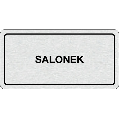 Nalepovací cedulka na dveře - Salonek