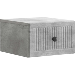 vidaXL Спален шкаф с монтаж на стена Бетонно сиво 33 x 34, 5 x 20 см (897921)