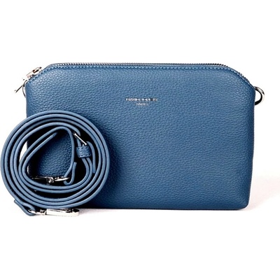 David Jones Tříoddílová malá crossbody kabelka CM6905 modrá