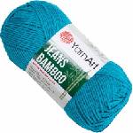 YARNART Jeans Bamboo 140 Turquoise Плетива прежда (Jeans Bamboo 140)