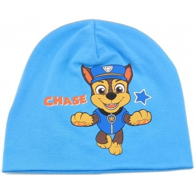 Setino Chlapčenská bavlnená čiapka Paw Patrol svetlomodrá