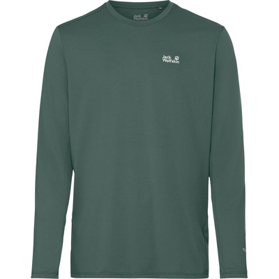 Jack Wolfskin Мъжка спортна тениска Jack Wolfskin Prelight Suncool L/S Sport shirt - Sago Palm - размер 3XL (216-7660-0216)