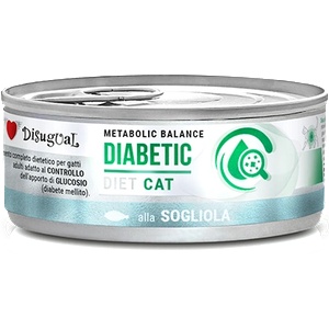 Disugual Karma - мокра храна за котки, ветеринарна серия DIABETIC Sola (за възрастни котки) 85г