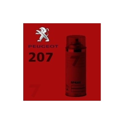 PEUGEOT 207 ROUGE VALLELUNGA barva Sprej 400ml