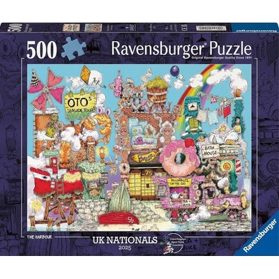 Ravensburger Пъзел Ravensburger от 500 части - Луда Улица: Пристанището (12001519)