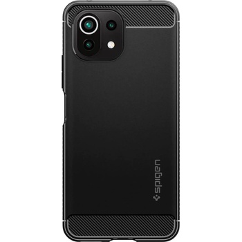 Image 1 of Spigen Гръб Spigen Rugged Armor за Xiaomi Mi 11 Lite 4G/5G - Черен
