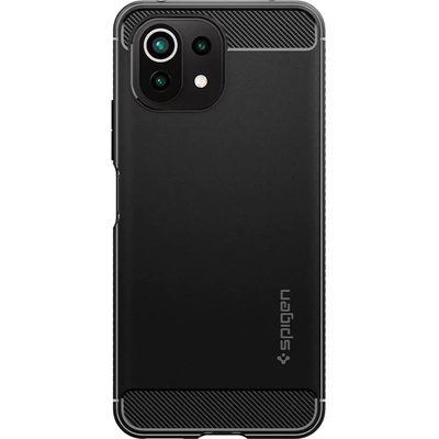 Spigen Гръб Spigen Rugged Armor за Xiaomi Mi 11 Lite 4G/5G - Черен