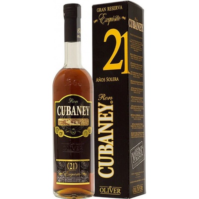 Cubaney Exquisite Solera 21 38% 0,7 l (kartón)