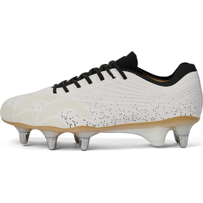 Canterbury Мъжки ръгби обувки Canterbury Stampede Groundbreak Elite Mens Soft Ground Rugby Boots - White