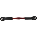 Traxxas алуминиев регулируем свързващ прът 49mm червен с накрайници