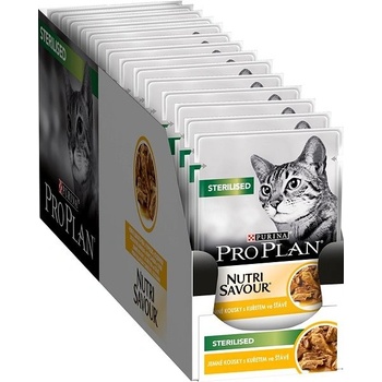 Pro Plan Cat Sterilised pro kastrované kočky s kuřetem 26 x 85 g