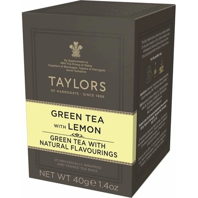 TAYLORS OF HARROGATE zelený čaj s citrónem 20 vreciek