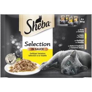 Sheba Selection Poultry in sauce паучове за котка микс 4 * 85gr