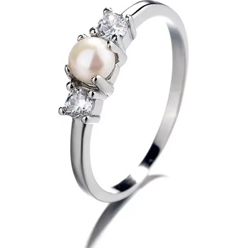 Silenti Jewelry Сребърен пръстен "Скъпоценност" - 7 - 54.5мм (17.2мм диам. )