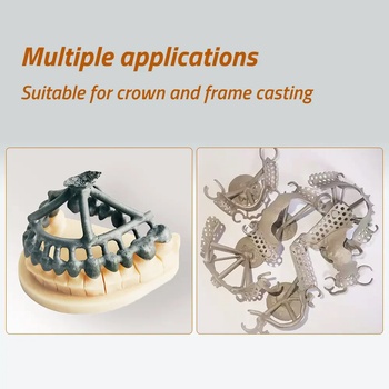 3izmerno / jamg he Фотополимерна Смола JAMG HE Dental Castable Resin 405nm / 500g - изгаряема смола за зъботехнически отливки