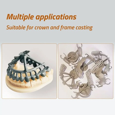 3izmerno / jamg he Фотополимерна Смола JAMG HE Dental Castable Resin 405nm / 500g - изгаряема смола за зъботехнически отливки