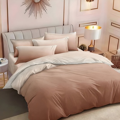 EmonaMall Двулицево спално бельо EmonaMall, 6 части - Модел S18066 (S18066-66666d)