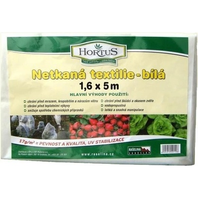 Hortus netkaná textilie 1,6 x 5 m UV 17 bílá