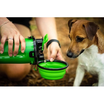 Vsepropejska Lisa cestovní láhev pro psa 0,75 l a miska