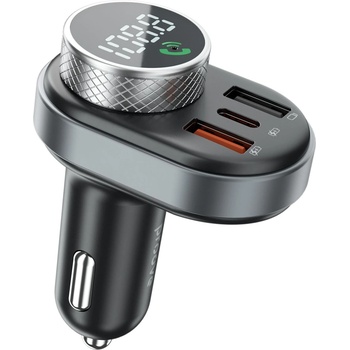 Proove FM Launcher Sound Link 30W, FM предавател и зарядно за кола QC3.0/PD3.0, Bluetooth 5.4 (FMSL30110001)