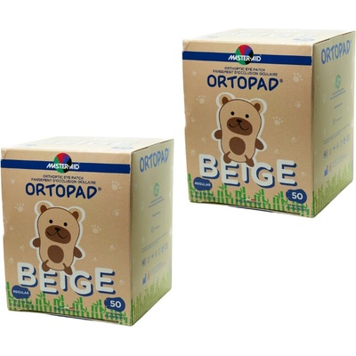 Ortopad detské okluzory Skin Beige 2 x 50 ks Regular