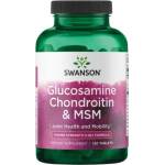 Swanson Glucosamine, Chondroitin & MSM - Higher Strength [120 Таблетки]