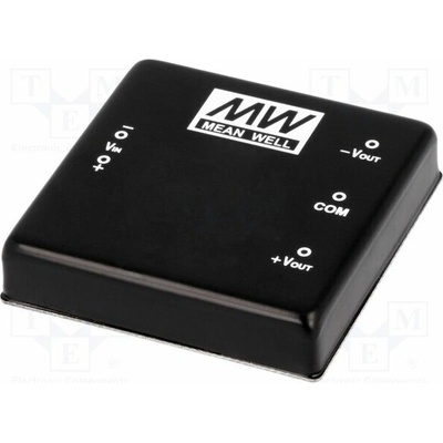 MEAN WELL DKE15A-12 Měnič: DC/DC; 15W; Uvst: 9÷18VDC; Uvýst: -12VDC,12VDC; Ivýst: 625mA