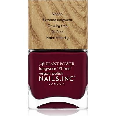 Nails Inc. Plant Power dlouhotrvající lak na nehty odstín Flex My Complex 14 ml