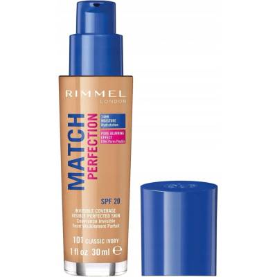Rimmel Match Perfection SPF20 make-up make-up 101 Classic Ivory 30 ml