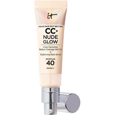 IT Cosmetics Your Skin But Better CC + Nude Glow make-up pro rozjasnění pleti SPF40 Fair Porcelain 32 ml