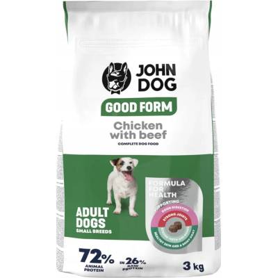 John Dog pro malé psy kuřecí 3 kg
