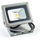 Led-Lux LED reflektor 10W, studená biela, šedý