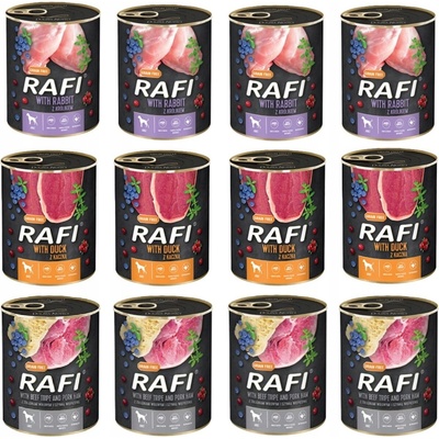 Dolina Noteci Rafi mix chutí bez obilnín 12 x 800 g