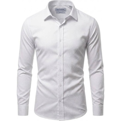 Ego Man pánská košile regular fit RE-101-01 bílá