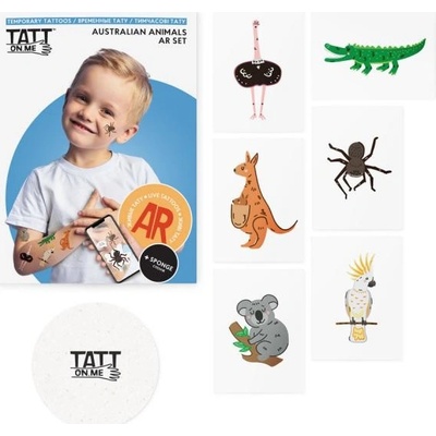 Živé tetovačky pre deti Austrálske zvieratá TATTonMe