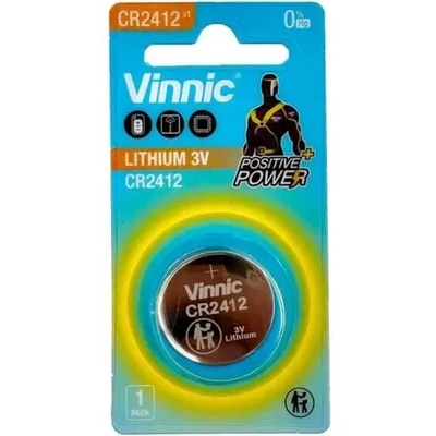 Vinnic Бутонна батерия литиева 3v cr2412 vinnic (vin-bl-cr2412)