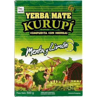 Kurupi Čaj Yerba Maté Menta Limón 500 g