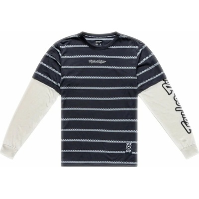 Troy Lee Designs Skyline Fakie Ride LS tee stripe carbon