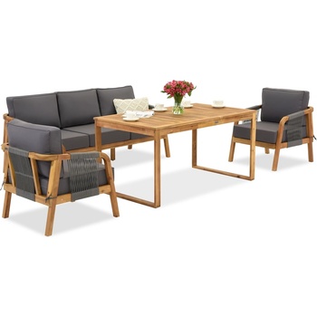 Garden Point Градински мебели от акациева дървесина Mumbai Apetito 5 Garden Point (GAP1209-5)