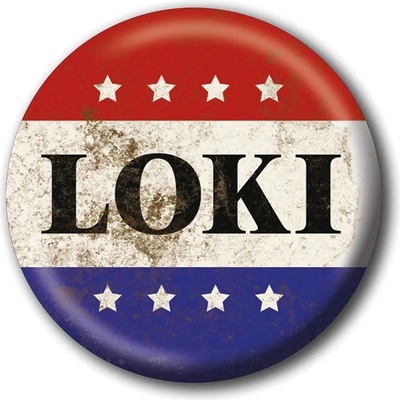 Placka Marvel - Vote Loki – Zboží Mobilmania